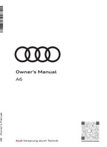 Audi A6 - Owners Manual 2026 C9 (Typ 4L) EN 