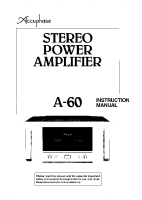 Accuphase-A-60-Instruction-Manual 