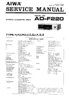 Aiwa-AD-F220-Service-Manual