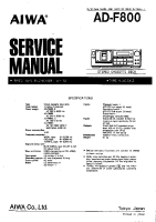 Aiwa-AD-F800-Service-Manual