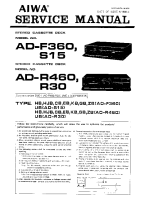 Aiwa-AD-R30-Service-Manual 