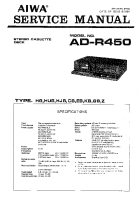 Aiwa-AD-R450-Service-Manual