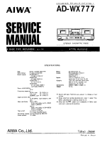 Aiwa-AD-WX777-Service-Manual