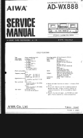 Aiwa-AD-WX888-Service-Manual