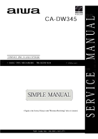 Aiwa-CA-DW345-Service-Manual 