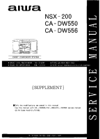 Aiwa-CA-DW550-DW556-Service-Manual