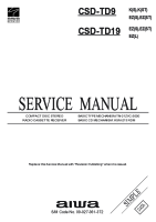 Aiwa-CSD-TD9-TD19-Service-Manual