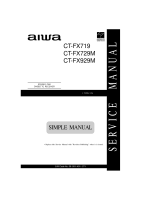 Aiwa-CT-FX719-FX729M-FX929M-Service-Manual