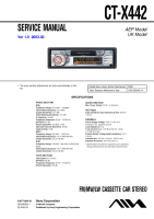 Aiwa-CT-X442-Service-Manual