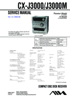 Aiwa-CX-J3000-J3000M-Service-Manual