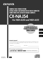 Aiwa-CX-NAJ54-Owners-Manual