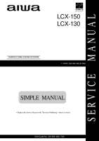 Aiwa-LCX-130-Service-Manual