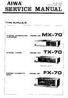 Aiwa-MX-70-TX-70-FX-70-Service-Manual