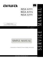 Aiwa-NS-XA115-Service-Manual