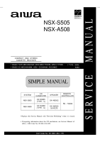 Aiwa-NS-XS508-Service-Manual