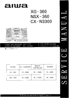 Aiwa-NSX-360-Service-Manual