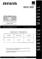 Aiwa-NSX-999-Service-Manual
