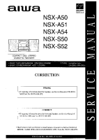 Aiwa-NSX-A50-A51-A54-Service-Manual-Correction