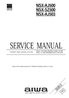 Aiwa-NSX-AJ500-Service-Manual