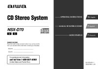 Aiwa-NSX-D70-Owners-Manual