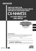 Aiwa-NSX-HMT25-Owners-Manual