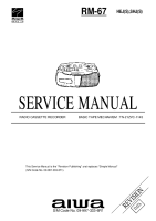 Aiwa-RM-67-Service-Manual
