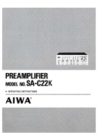 Aiwa-SA-C22K-Owners-Manual