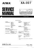 Aiwa-XA-007-Service-Manual 