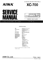 Aiwa-XC-700-Service-Manual