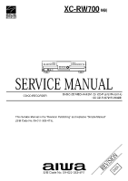 Aiwa-XC-RW700-Service-Manual