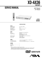Aiwa-XD-AX36-Service-Manual