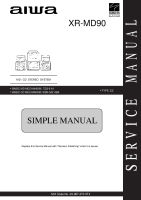 Aiwa-XR-MD90-Service-Manual 