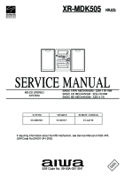 Aiwa-XR-MDK505-Service-Manual