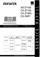 Aiwa-XS-Z1100-Service-Manual