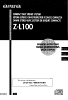 Aiwa-ZL-100-Owners-Manual