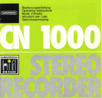 Grundig-CN-1000-Owners-Manual