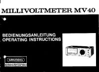 Grundig-MV-4-MV-40-Owners-Manual