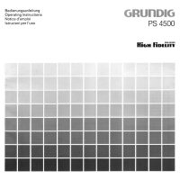 Grundig-MV-4-PS-4500-Owners-Manual