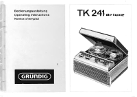 Grundig-TK-241-Owners-Manual