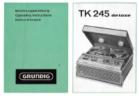 Grundig-TK-245-de-Luxe-Owners-Manual