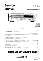 Marantz-CD-15-Service-Manual 