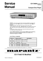 Marantz-CD-17-AKM-Service-Manual 