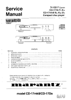 Marantz-CD-17-Service-Manual 