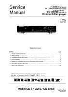 Marantz-CD-57-CD-67-Service-Manual 