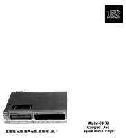 Marantz-CD-73-Owners-Manual 