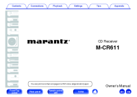Marantz-M-CR-611-Owners-Manual