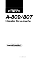 Onkyo-A-809-Owners-Manual