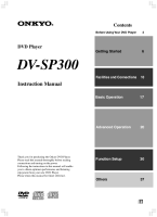 Onkyo-DVSP-300-Owners-Manual 