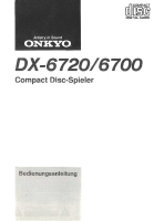 Onkyo-DX-6700-Owners-Manual