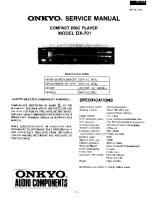 Onkyo-DX-701-Service-Manual